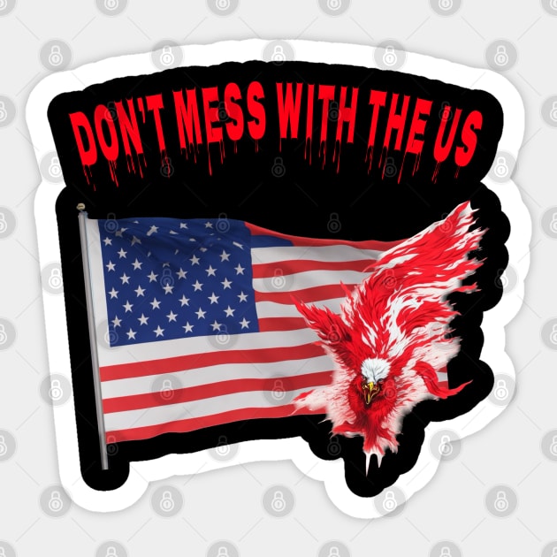 United States Patriot Sticker by South by Key West